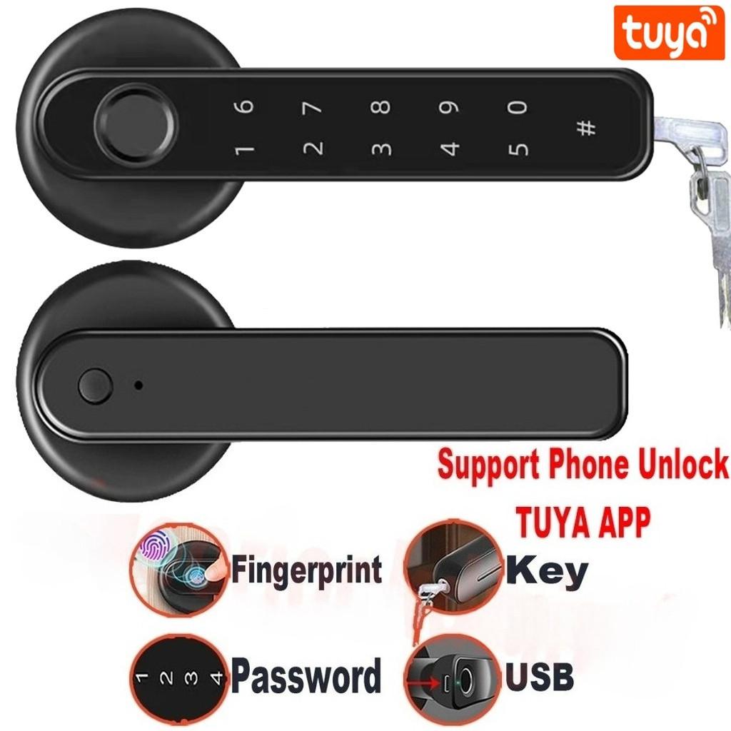 100PCS Fingerprint Door Lock Smart Door Lock Set Household Digital Hotel Apartment Digital Electronic Lock