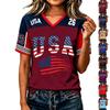 Women's Fashion Casual Letter Printing Short-sleeved T-shirt Top