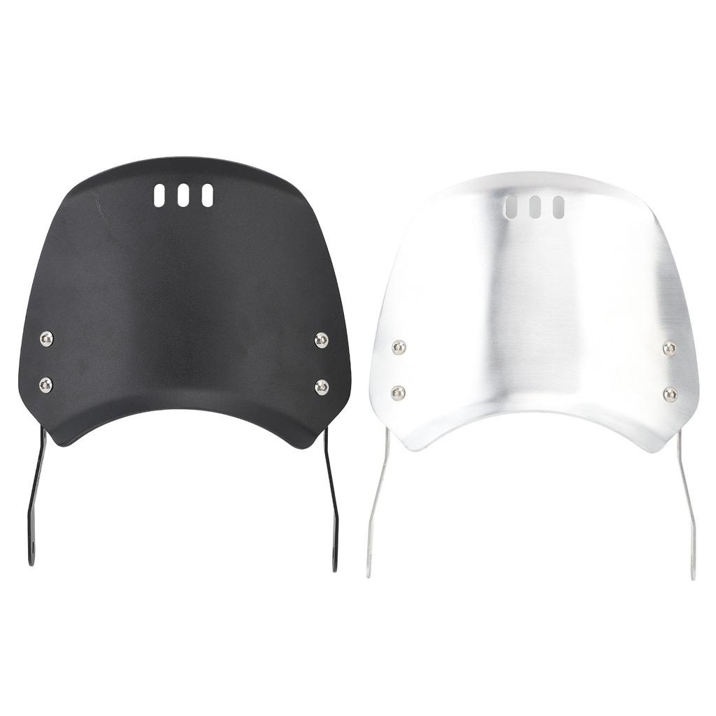 Motorcycle Windshield Protective Wind Deflector Windscreen Front Flyscreen with Mount Replacement Fo