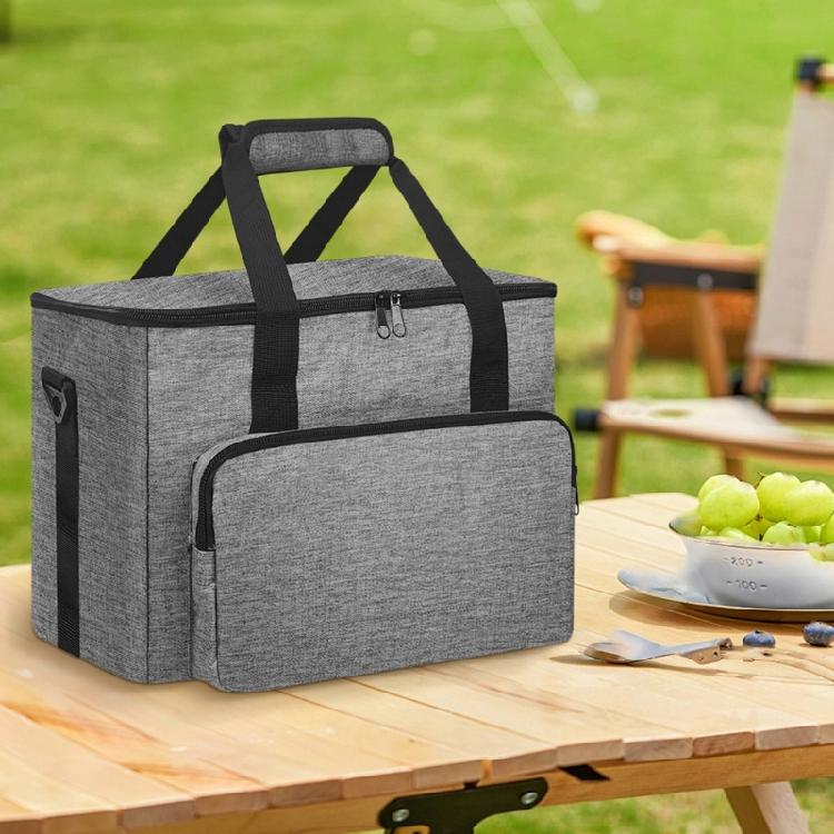Outdoor Power Station Protective Storage Bag With Double Zipper Pocket Water Resistant Design For Solar Generator