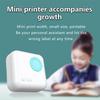 Wirelessly BT BT Sticker Printer Built-in 1200mAh Battery Mini Pocket Printer BT Thermal Label Printer for Journal Photos Notes