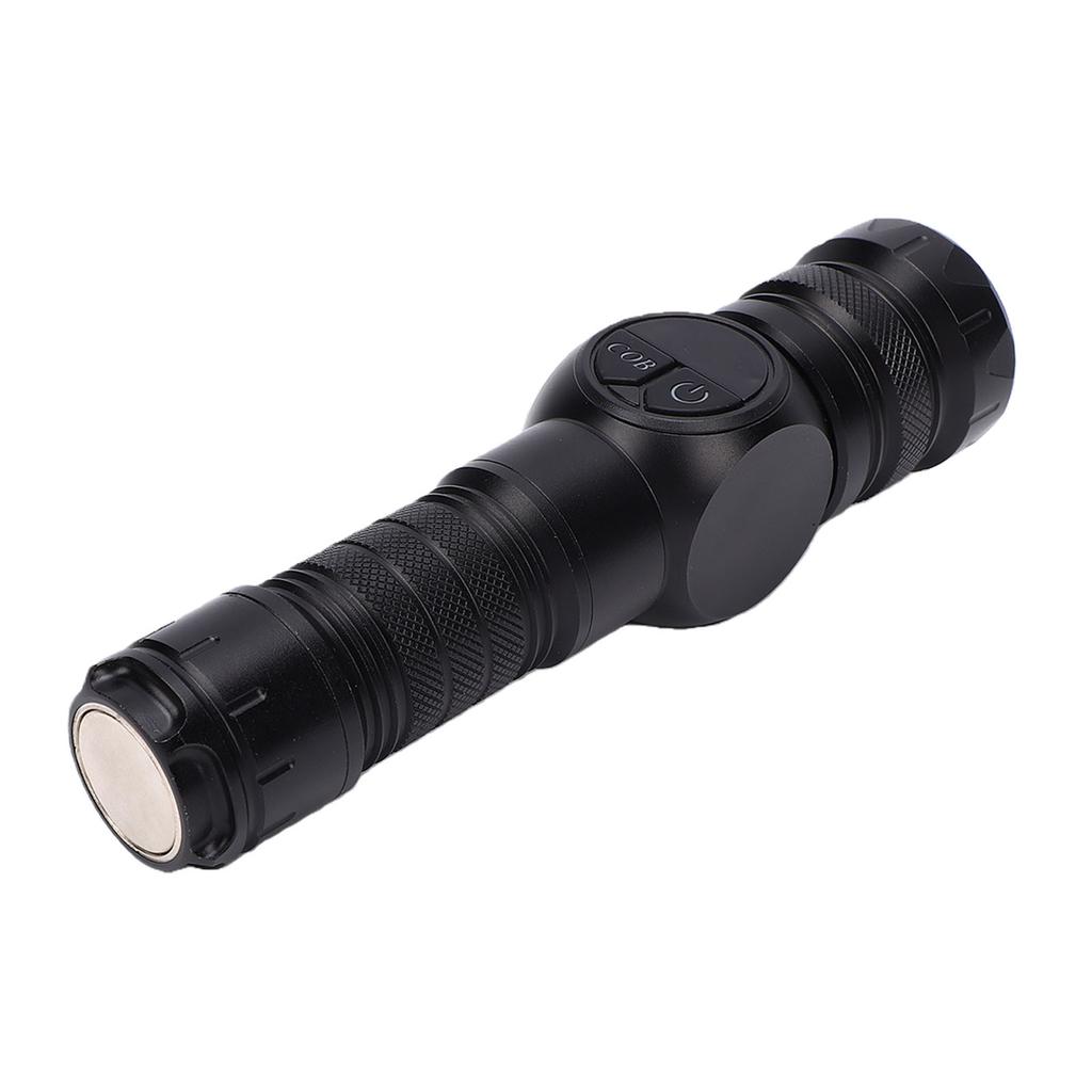 Super Bright Flashlight Rechargeable IPX7 Water Proof Telescopic Zoom Handheld Flashlight with Magnetic Base 9 Modes