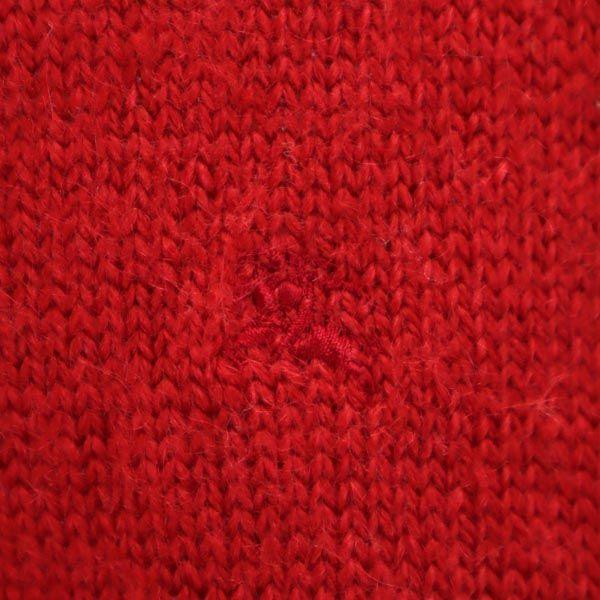 Burberry Sanyo Shokai Made In Japan Wool Mohair Blend Golf Long Sleeve Knit Men's Used