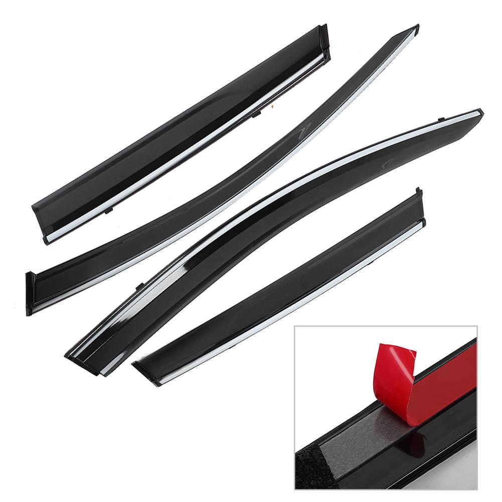4pcs Car Window Rain Visor Guard Vent Shade Accessory Fits for Nissan Murano 2015 2019