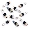 Simple Chocolate, 14 or 10 Pieces, Inside Valve for Wheels, Clamp-in Valve, 0.5 Inch