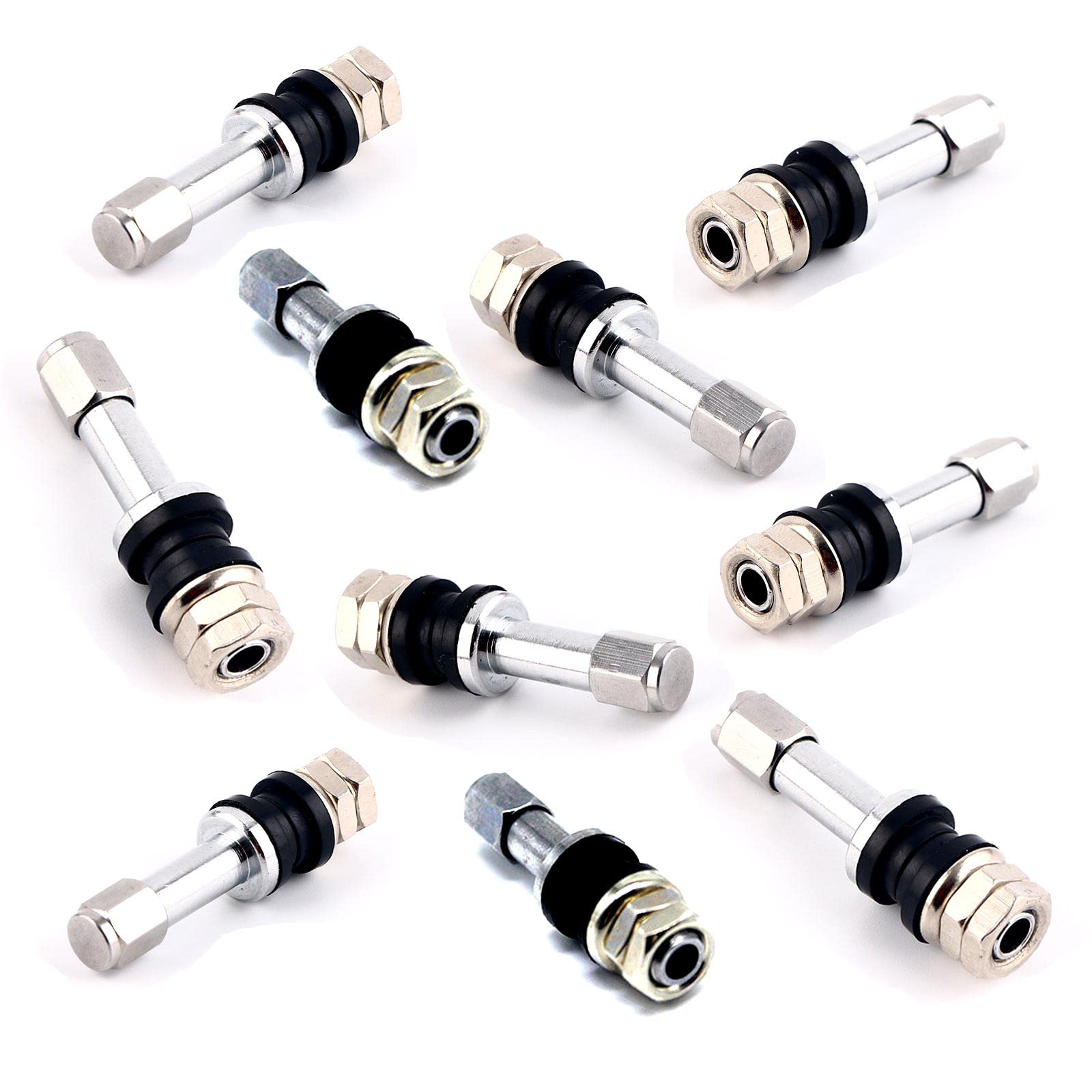 

Простой шоколад, 14 или 10 штук, Внутренний вентиль для колес, Вставной вентиль, 0,5 дюйма 14 серебряный