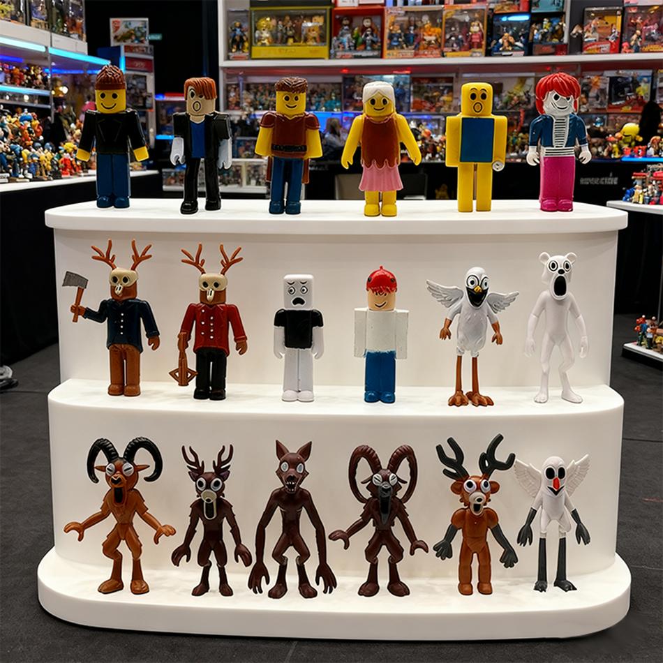 18 Stück/Set 99 Nächte im Wald Figuren Spiel Peripherie Eule Ziege Wolf Hirsch 99 Nächte im Wald Figur 9CM PVC Spielzeug Geschenk