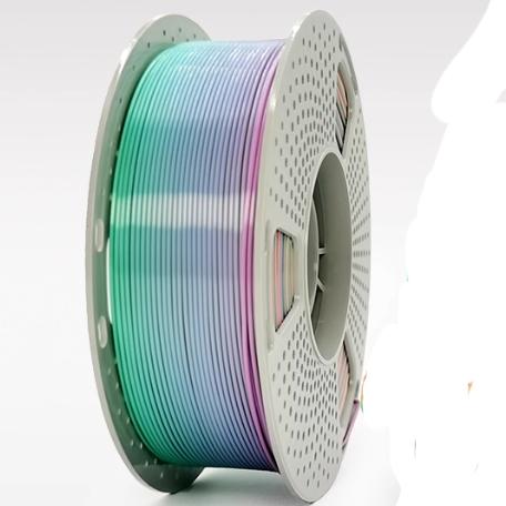 PLA Filament Dual Color Gradient 3D Printer Material Color Changing Smooth and Silky PLA Plastic 1.75mm 1KG China Factory Maker