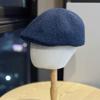 Embroidered Letter R Shaped Beret Hat for Women in Autumn and Winter Cashmere Blend Warm Reverse Wear Forward Hat