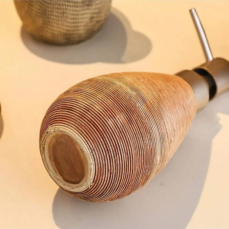 Yaratıcı Retro Stil Seramik Basmalı Sabunluk Pompalı, El Sabunu Şişesi, Banyo, Mutfak ve Tuvaletler İçin Uygun