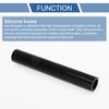 UXCELL 1 Pcs 22/25/28/30/32/35/38/40 mm ID 200mm Length 4mm Thickness 0 Degree Black Car Silicone Hose Coolant Hose Universal