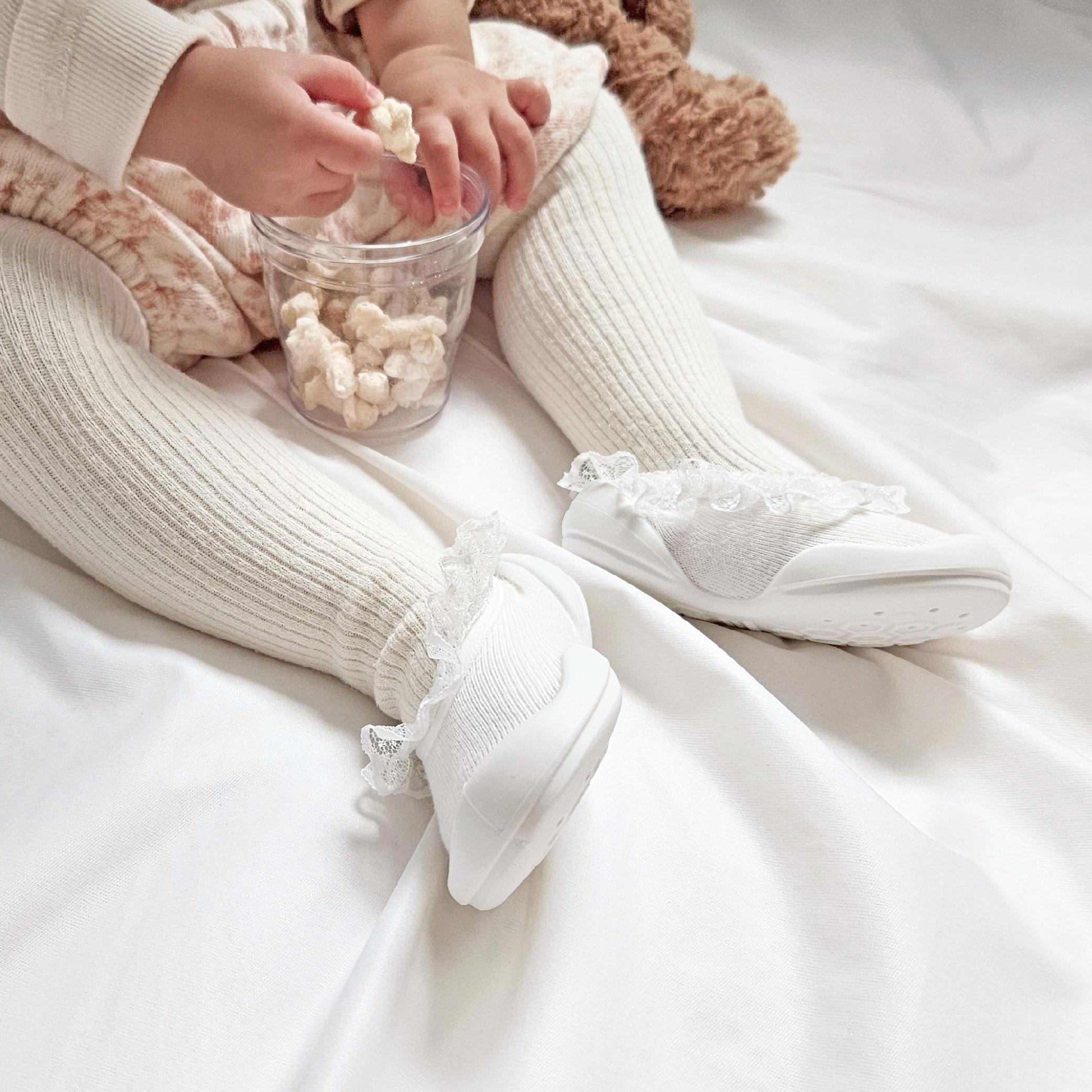 

[Ggomoosin] Little Fleur Blanc, Кроссовки, 7000032429, Популярная корейская обувь 125