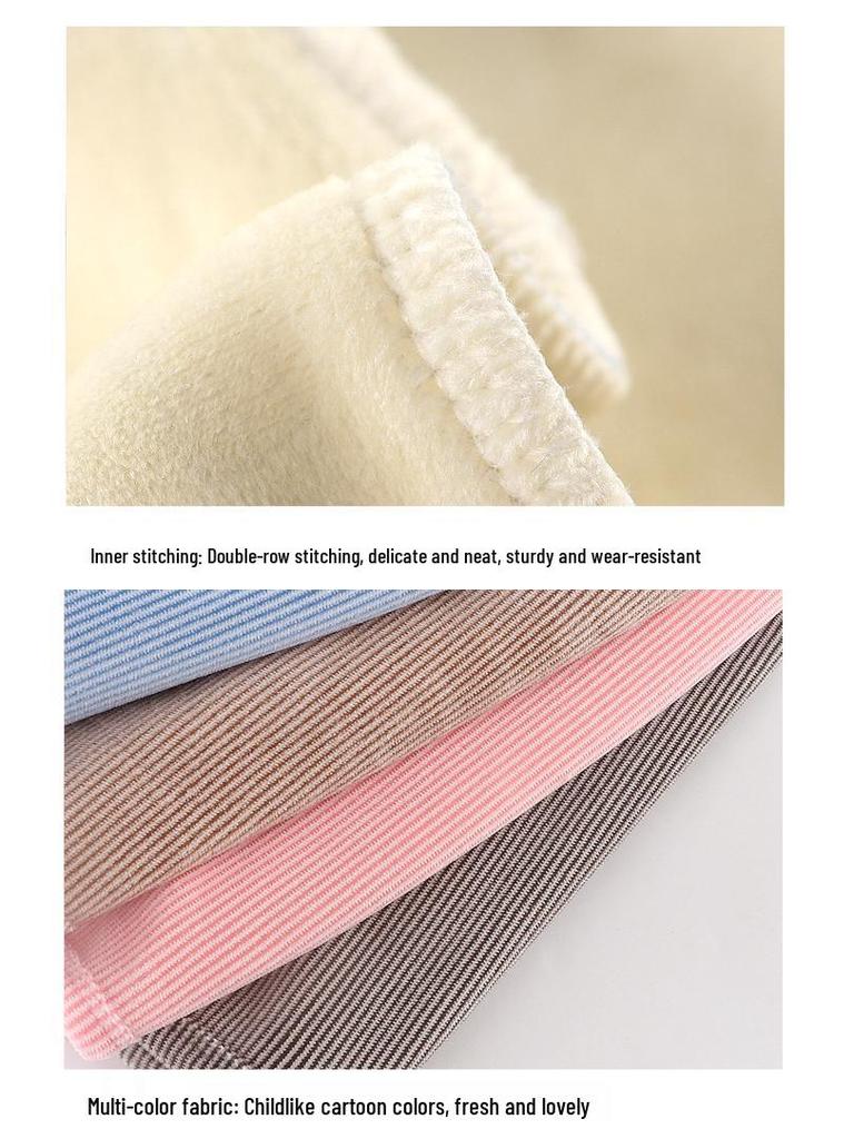 Jingqi Fleece Lined Sleeveless Vest for Boys and Girls - Warm Autumn/Winter Infant Waistcoat