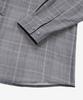 MINDBRIDGE [Couture] Crease 60-Count Gray Check Oversized Shirt