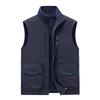 Men's Double-Sided Polar Fleece Vest - Windproof, Warm, and Plush for Autumn/Winter Outdoor Activities