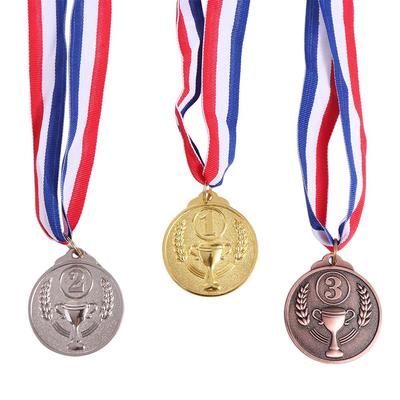 Siegerpreis Gold Silber Bronze Medaillen Tanzsportspiel Zinklegierung Auszeichnungsmedaillen Laufen Schwimmen Wettbewerb Belohnungen Preise