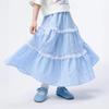 Girls' Summer Plaid A-line Skirt