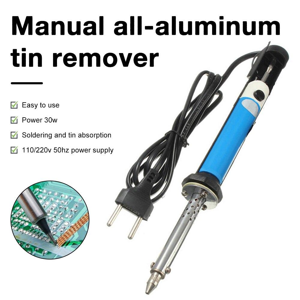 AC 220V Electric Desoldering Machine Pen Soldering Iron 30W PCB Solder Suction Vacuum Pump Welding Tools