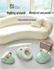 Plush Winter Warm Pet Nest: Cozy Cat & Dog Slippers, Large Space Dog House, Thickened for Comfort.