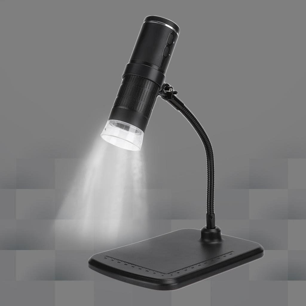 1920x1080 Camera Resolution HD Magnifying Glass Digital WiFi Microscope F210 with 8 Adjustable LED Lights