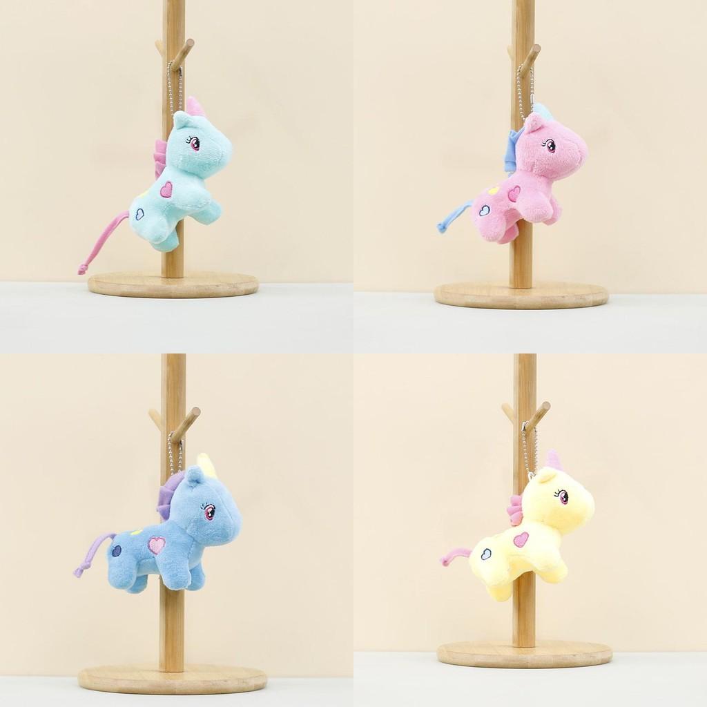 Adorable Unicorn Plush Toy Cute Keychain Soft Stuffed Animal Doll For Kids