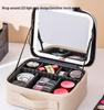 Portable LED Makeup Case with Large Mirror and Handle