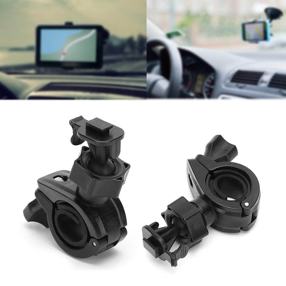 2Pcs 360 Degrees Rotating Car DVR Holder Driving Recorder Mount Bicycle Handle BracketSingle Buckle with Card Slot