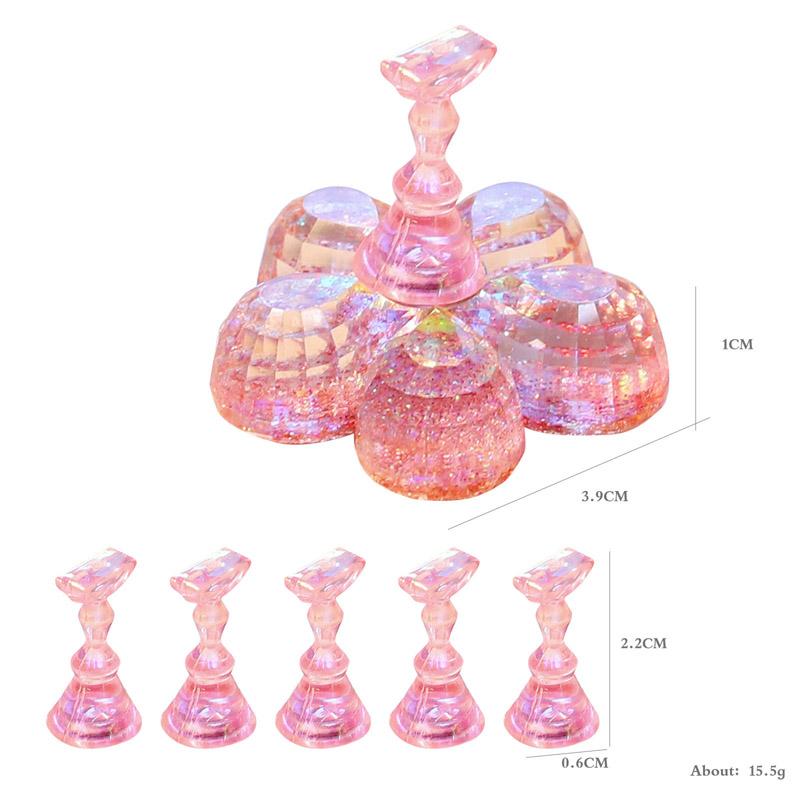 Aurora uchwyt magnetyczny końcówki do paznokci wzór kwiatowy akcesoria do paznokci narzędzia wyświetlacz praktyka trening stojak na paznokcie manicure