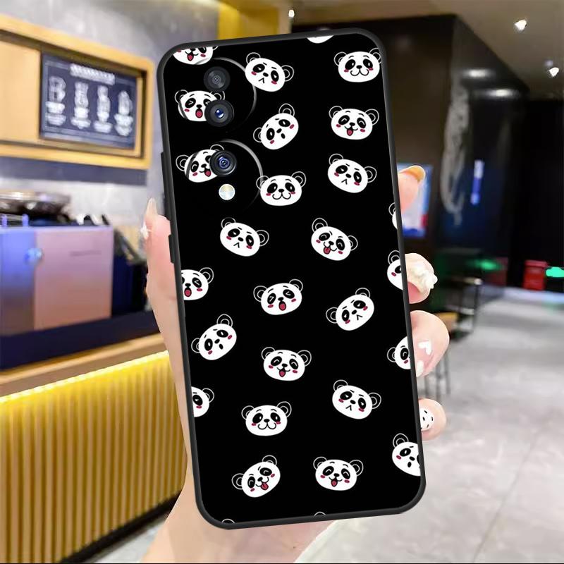 Panda Animal For Honor Magic 8 7 6 5 Lite Case For Honor 200 400 Pro 50 70 90 X8c X8b X9a X9b X9c Win RT