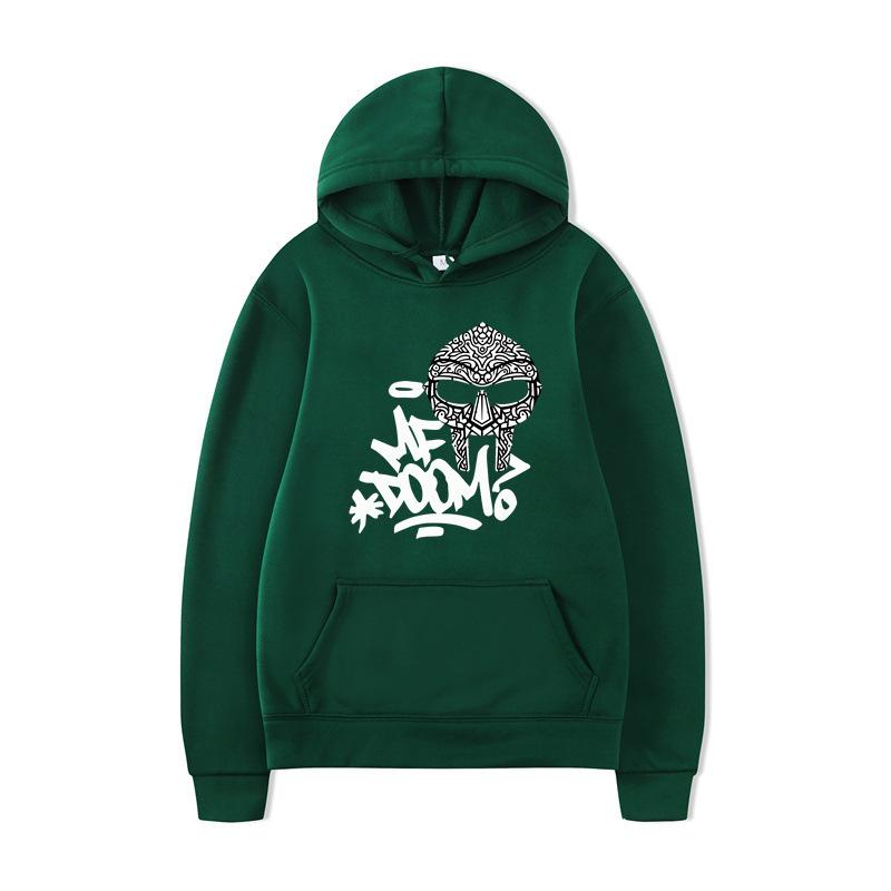ME DOOM Printed Men's Autumn and Winter New Hoodie Brand Hoody Clothes Vintage Fashion Long Sleeve Pullovers