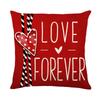 Valentine's Day Love Pillow Case Big Red Wedding Home Decoration Double-sided Digital Printed Cushion Case