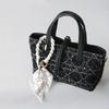 New Fashion Spring Woman Handbag Accessory Part Chains Detachable Replacement Floral Print Silk Strap Women DIY Chain Bag Handls
