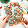 Christmas Miniature Diorama Landscape Stickers Cute Cartoon Pocket Diy Scene Decoration Aesthetic Stationery Stickers
