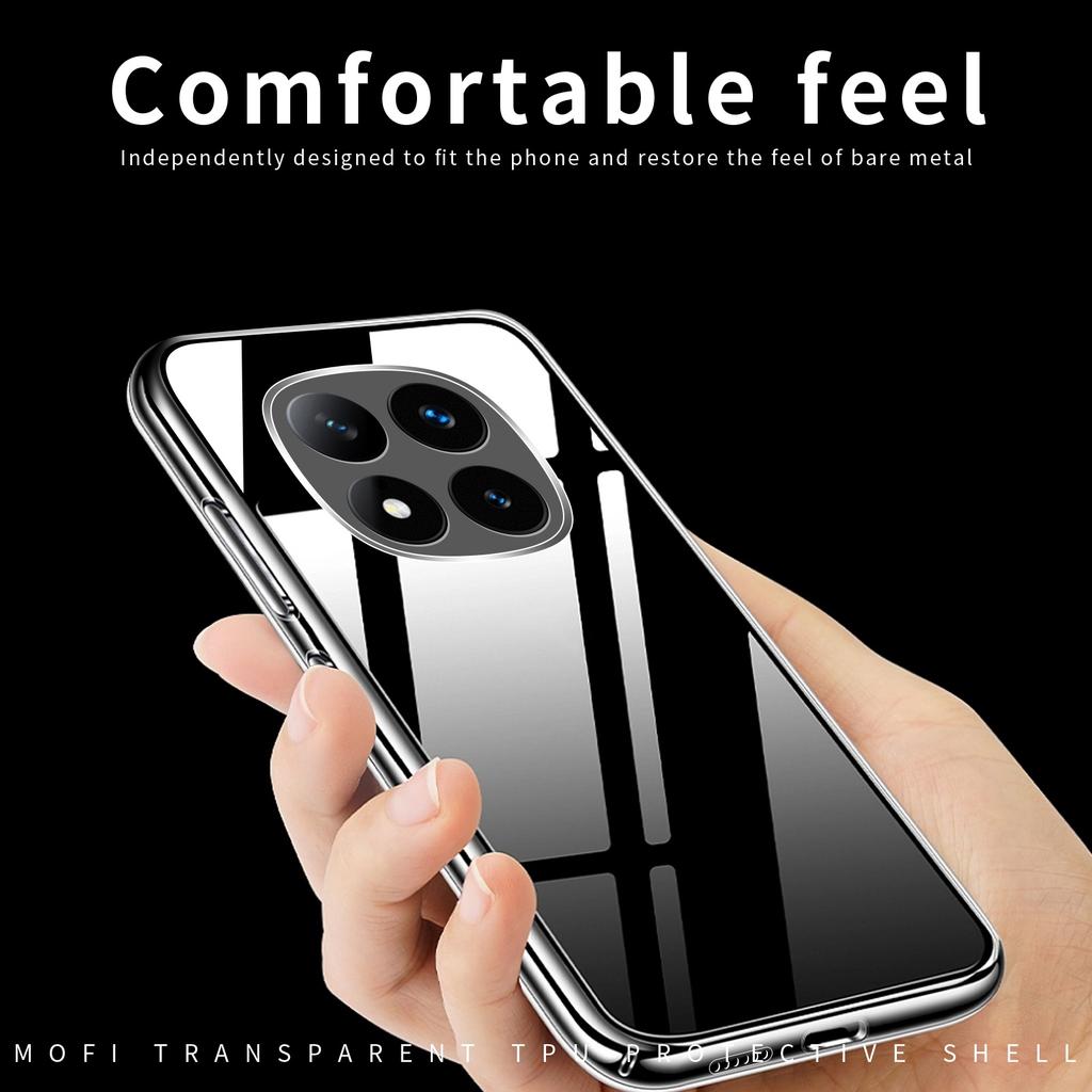 Para Xiaomi Poco M8 5G/Redmi Note 15 5G (Global)/15 4G (Global) Funda de Teléfono Transparente MOFI Ultrafina TPU Cubierta Trasera para Teléfono