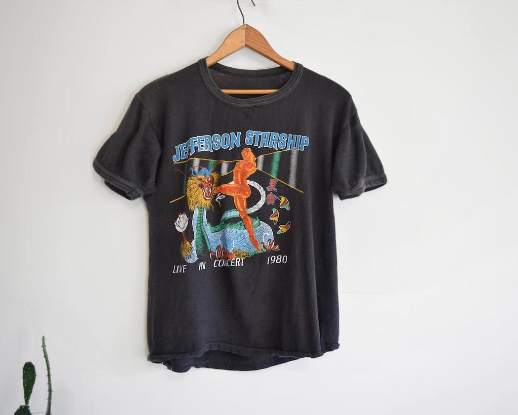 Jefferson Starship Live In Concert Rock Unisex T-Shirt Baumwolle Vollständige Größe PR0127