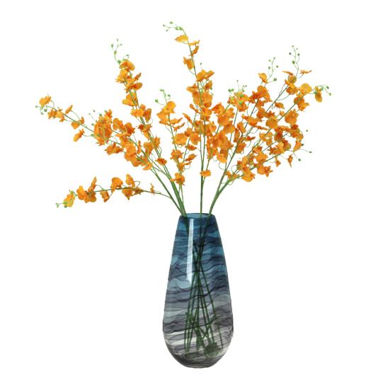 Artificial Phalaenopsis Flower Real Touch Faux Butterfly Orchid Branch for Tall Vase Wedding Home Office Party Hotel Decoration