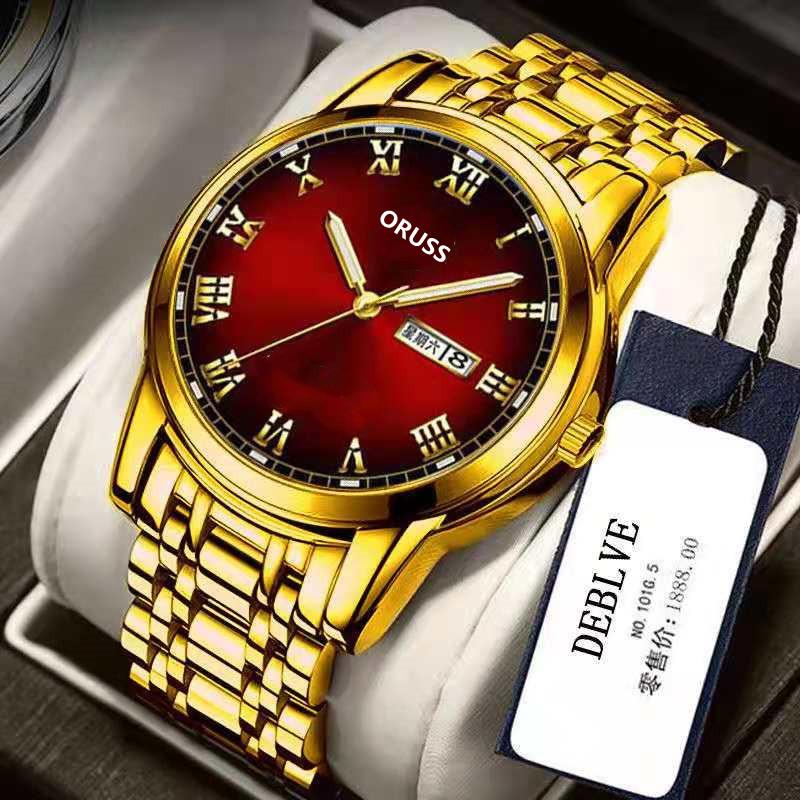 Fully Automatic Movement Watch Men'S Watch Luminous Waterproof Calendar High-End Handsome And Fashionable