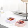 2pcs White + 2Pcs Pink Organizer Boxes For Hair Tie or Other Small Items Storing