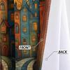 Customizable High Precision Blackout Curtains - Polyester, Digital Print, Sun Protection, Living Room.