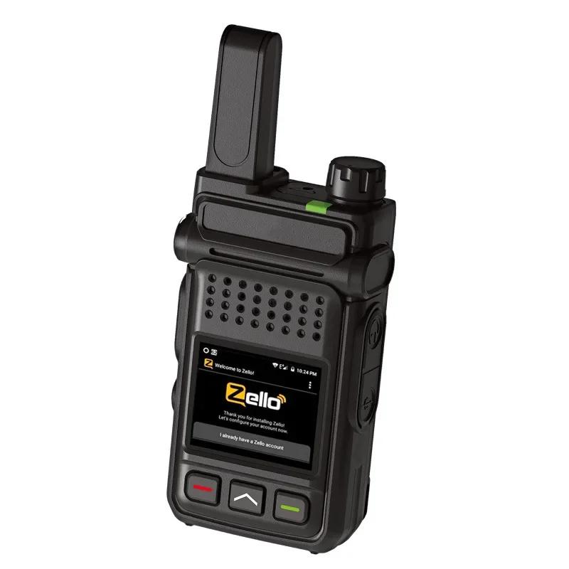 Android ZELLO 5000 km introducere card global walkie talkie în aer liber 4G apel global fără fir bidirecțional