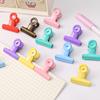 2 Pc Metal Binder Clips Multicolor  Folder Notes Po Letter Paper Clip Clamp School Office Stationery For Kids Student Prize