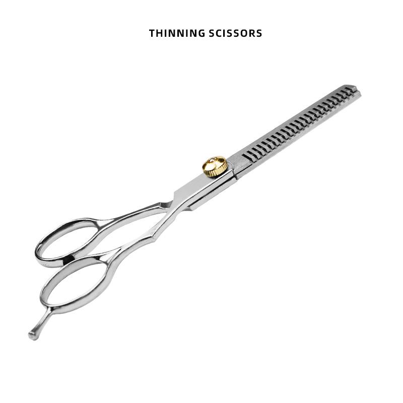 Professional Barber & Pet Hairdressing Scissors - Split Ends & Thinning Tools