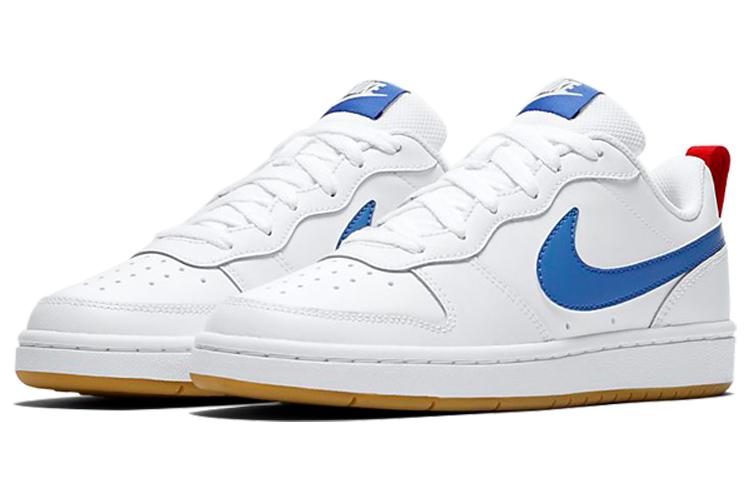 Nike Court Borough Low 2 'White Blue Red' GS BQ5448-109