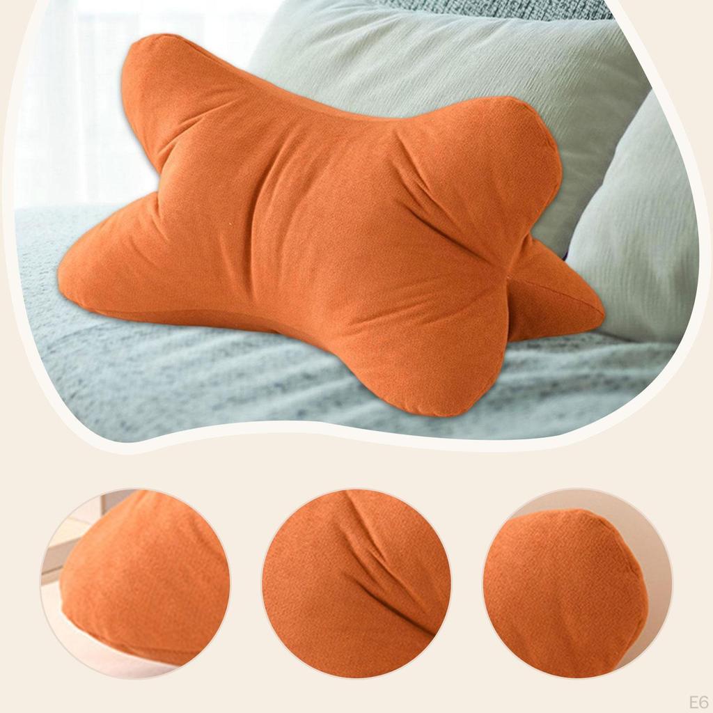Back Support Pillow Cushion Ergonomic Comfortable Compact Backrest Neck for