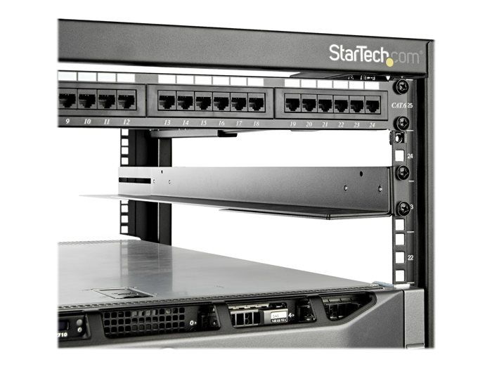 Rails de rack pour serveur - STARTECH.COM - UNIRAILS1UB - Ajustable en profondeur - Noir - 90,5 kg