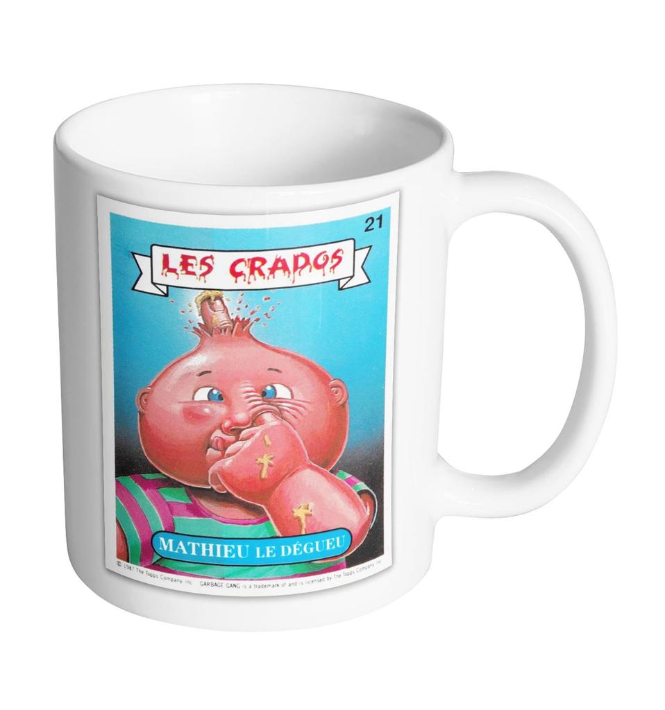 Tasse Mug Polymere Incassable 340ML Les Crados - Mathieu le degeu