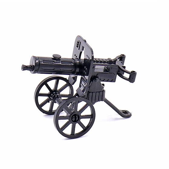 MOC WW2 Militärpistole Kanone Bausteine Schwere Waffen Kriegsszene Soldaten Armee Figuren Zubehör Waffen Steine Spielzeug