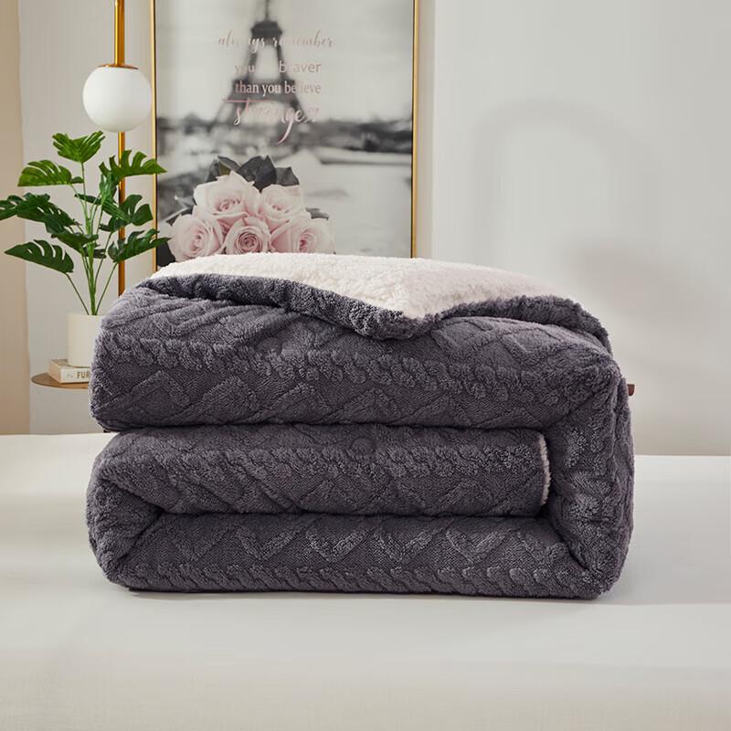 Hengyuanxiang Lamb Fleece Winter Quilt