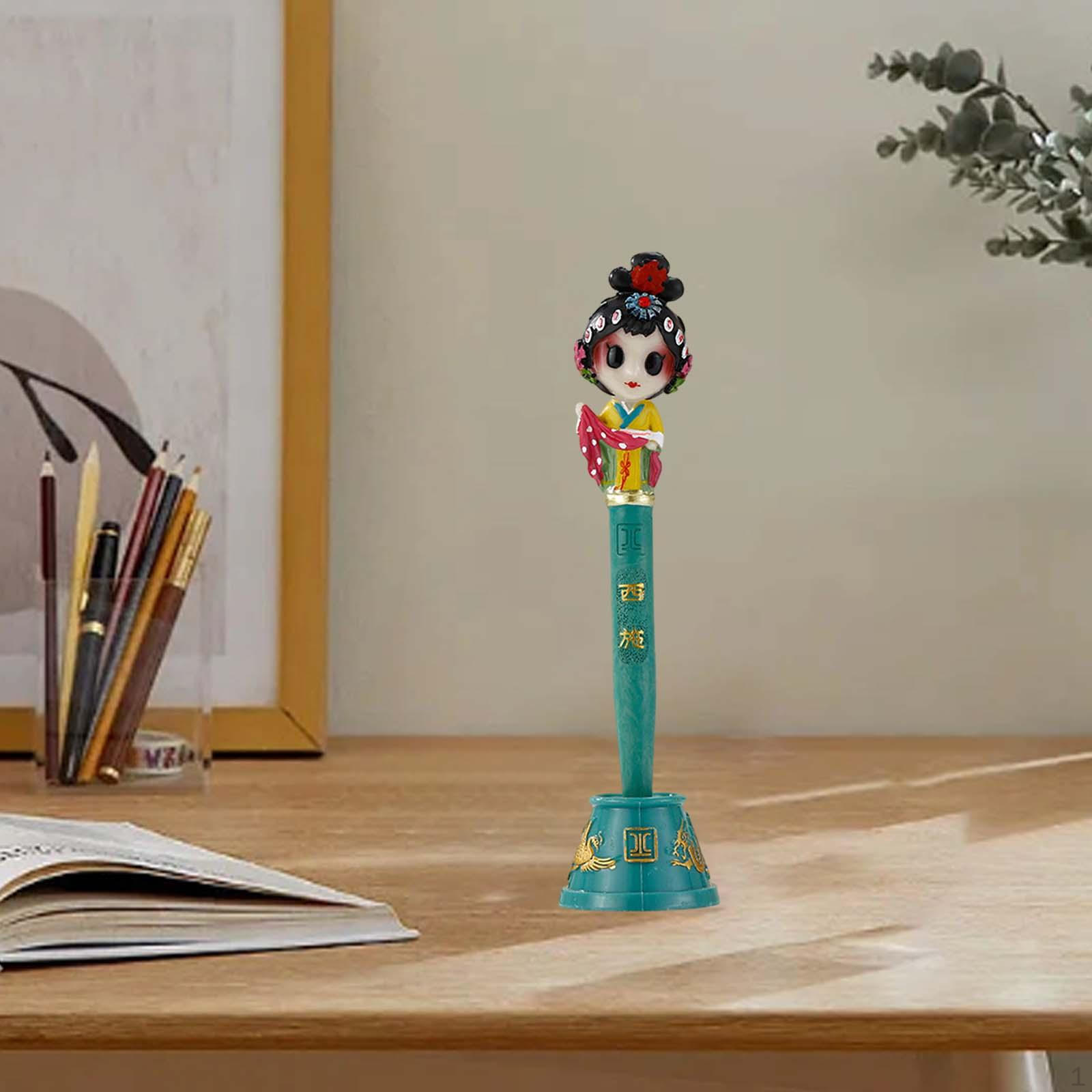 

Пекинская опера Маска Ручка Китайский драматический персонаж Шариковая ручка Канцелярские товары Креативный настольный компьютер