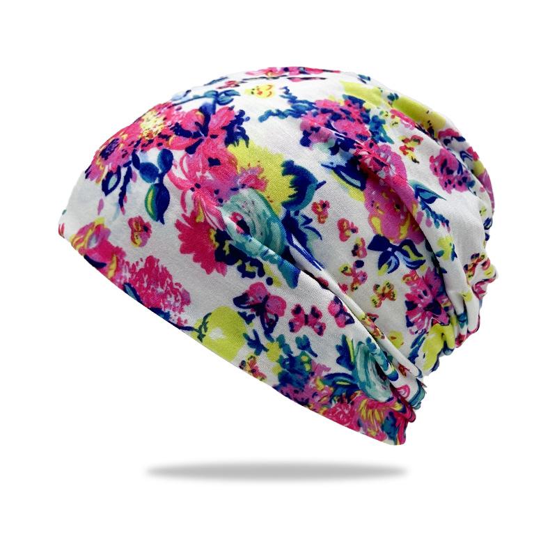 Duoduo Hat for Women In Spring and Summer  Multi Purpose Double Layer Pullover Breathable Windproof Multi Color Neck Protection Hat